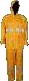 Oxford Rubberised Rain Suit Yellow with Reflective Tape