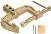 G Shape Clamp full brass 800AMP Extra Heavy Duty
