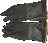 Black Industrial Latex glove Rough palm