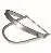 Aluminium cap bracket for hard hat (compatible with Face Shield replacement visor clear)