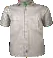 Homegrown man's short sleeve shirt stone