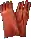 Brown PVC ABRASION glove open cuff