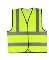 Reflective vest lime with velcro