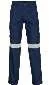 Navy Cargo pants with reflective tape