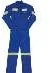 Royal Blue Boiler Suit Polycotton with reflective