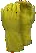 Yellow household Glove with Flock Liner
