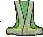 Lime reflective BIB with velcro ( mesh material)