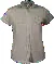 Homegrown lady's short sleeve shirt stone