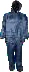 Oxford Rubberised Rain Suit Navy