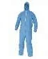 Blue disposable coverall (Non Woven) 40GSM with zip & hood