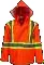 Canadian Rain Jacket Orange
