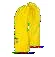 COMAREX yellow latex full dip crinkle glove, fleece lining, 35cm open cuff