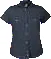 Homegrown lady's short sleeve shirt navy