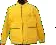 Yellow suede leather welding jacket